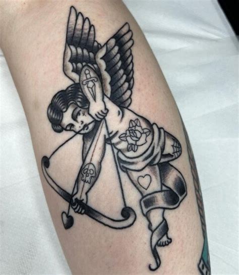 cupid tattoo|31 Unique Cupid Tattoos For 2024 – Eye On Tattoos